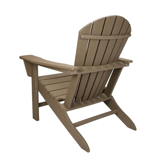 Hdpe Resin Wood Adirondack Chair Grey On Sale Overstock 32018467