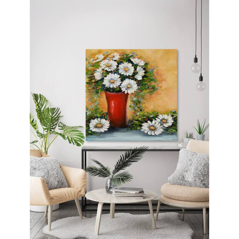 My Favorite Flower Print on Wrapped Canvas