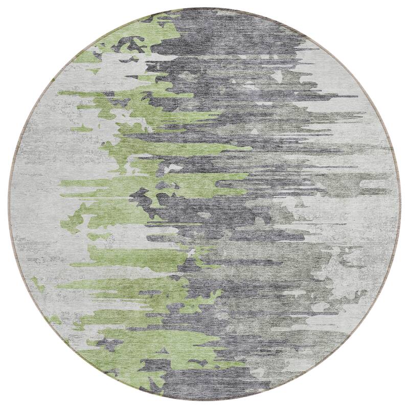 Machine Washable Indoor/ Outdoor Chantille Modern Ombre Rug