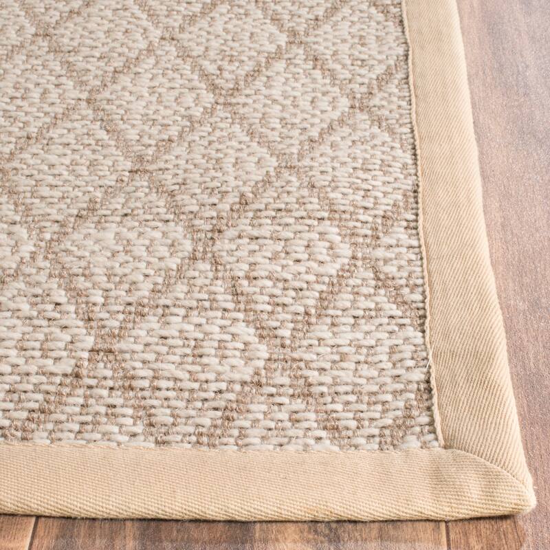 SAFAVIEH Handmade Natural Fiber Zipi Trellis Jute Rug