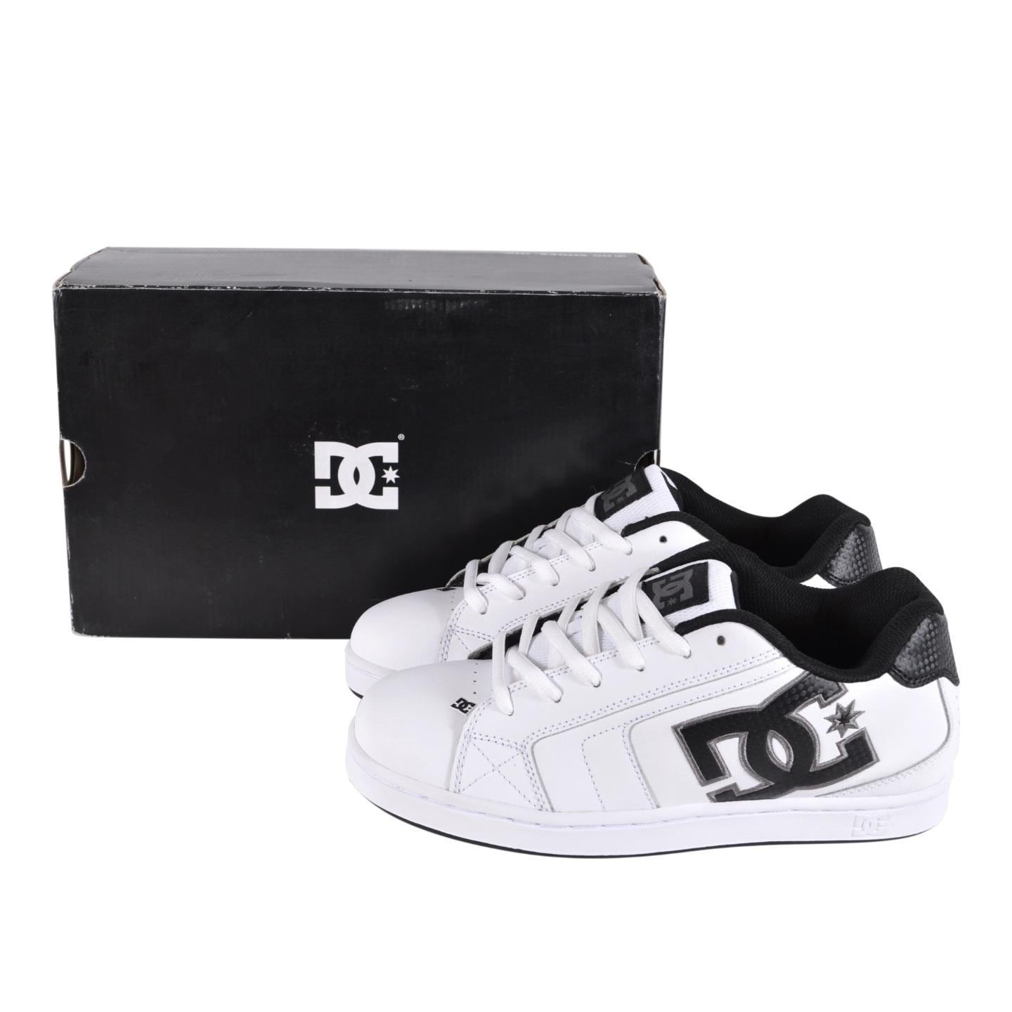 DC Shoes Men's White Leather NET 302361 