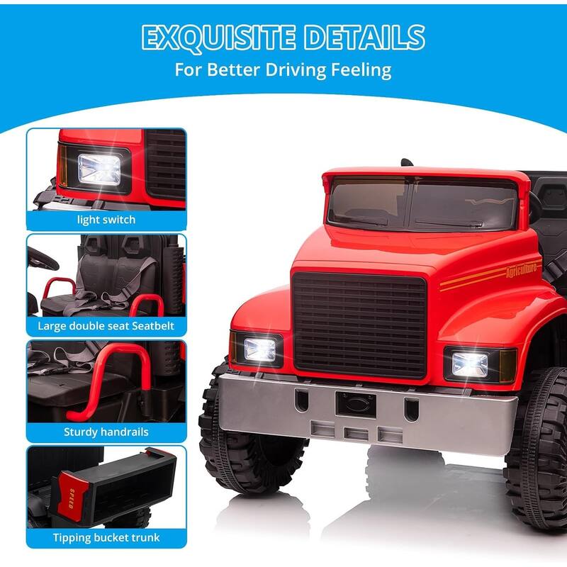 Ride On Truck for Kids 24V Ride On Car with Remote Control