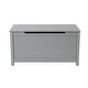 preview thumbnail 2 of 5, Grey Wooden Storage Bench Toy Chest