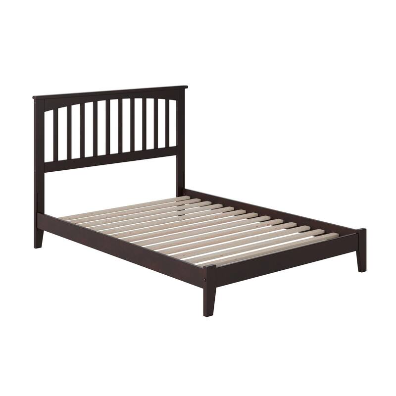 Platform Bed - Stylish Design Slats & Elegant Headboard - Modern Bedroom Furniture
