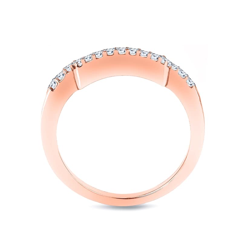Auriya 14k Gold Braided Wedding Band
