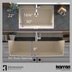 preview thumbnail 15 of 57, Karran QT-812 Top Mount 33 in. Large Single Bowl Quartz Kitchen Sink Kit