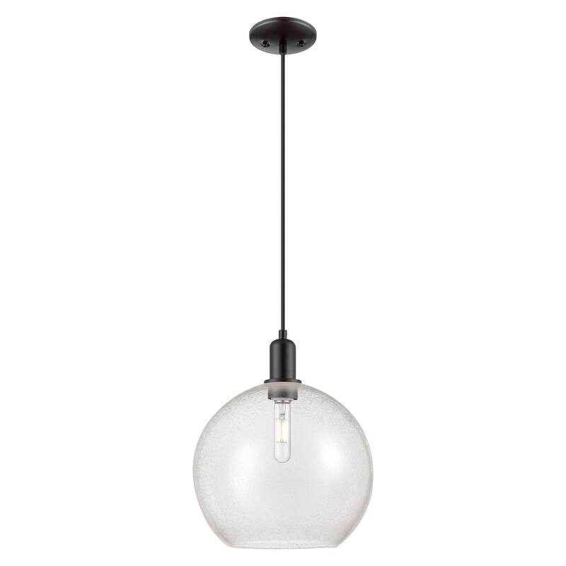 Innovations Lighting Endless Possibilities Arcadia - Athens - 1 Light 12" Cord Hung Mini Pendant - Seedy/Matte Black