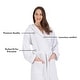 preview thumbnail 19 of 38, Luxury Hooded Terry Cotton Unisex Bathrobe Collection