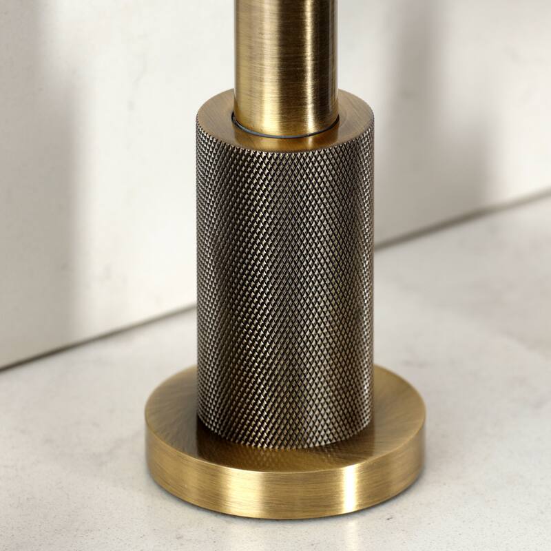 Kingston Brass Essex Double-Handle Wall-Mount Pre-Rinse Bridge Kitchen Faucet