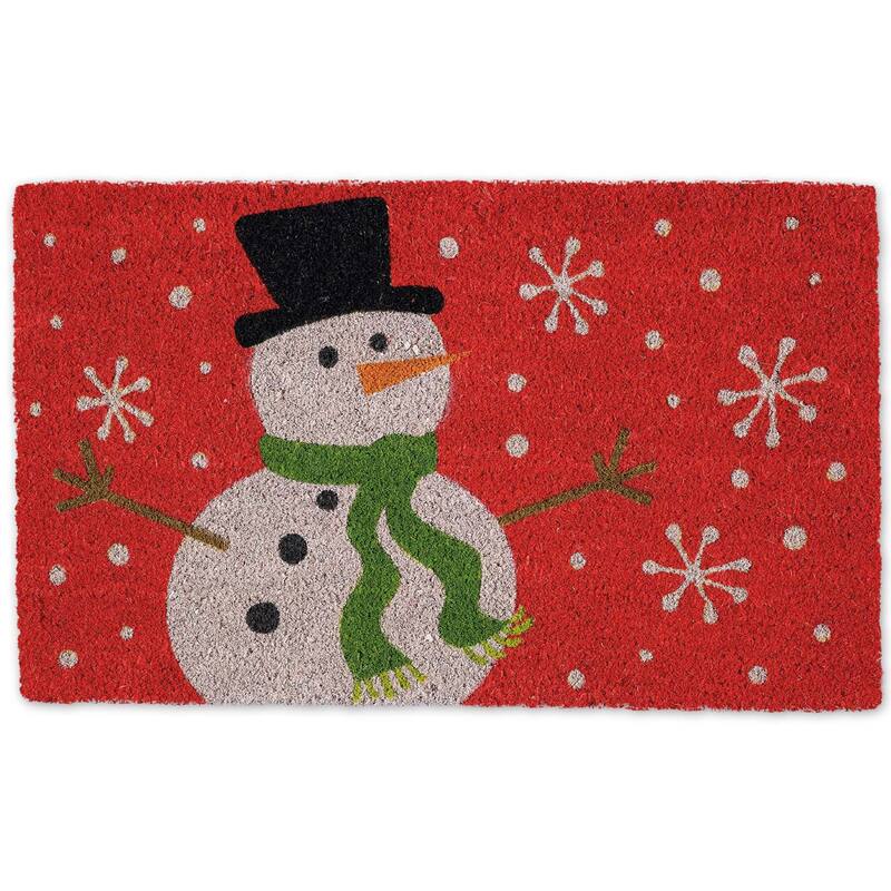 DII Seasonal Coir Doormat - Snowman