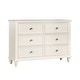 preview thumbnail 13 of 16, Preston 2-drawer Wide Dresser by iNSPIRE Q Junior Dresser-White Finish