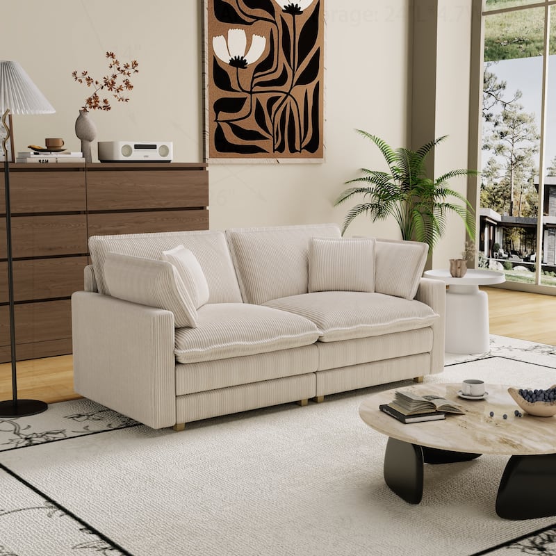 Comfortable Modern Sectional Sofa for Various Rooms, Enhancing Relaxation