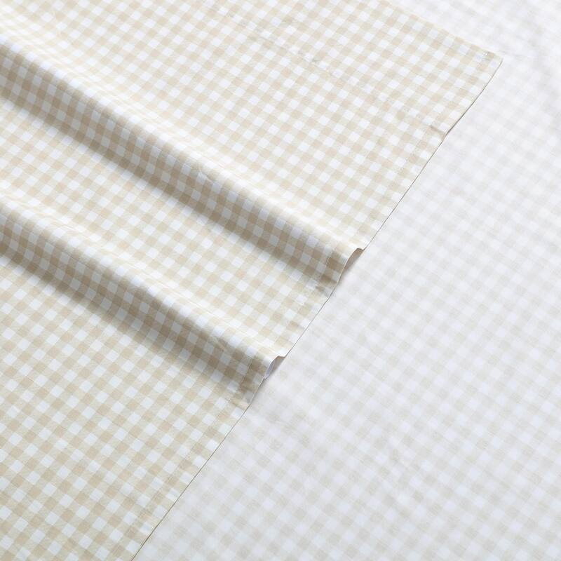 Eddie Bauer Printed Cotton Percale Deep Pocket Sheet Set