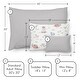 preview thumbnail 5 of 4, Sweet Jojo Designs Farm Animals Boy Girl Unisex/Gender Neutral Toddler Pillow with Pillowcase 13x18 in. Watercolor Farmhouse Cow