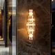 preview thumbnail 3 of 15, Wall Sconce Lamp 5 Layer Modern Crystal Lighting with Long Oblong Crystals