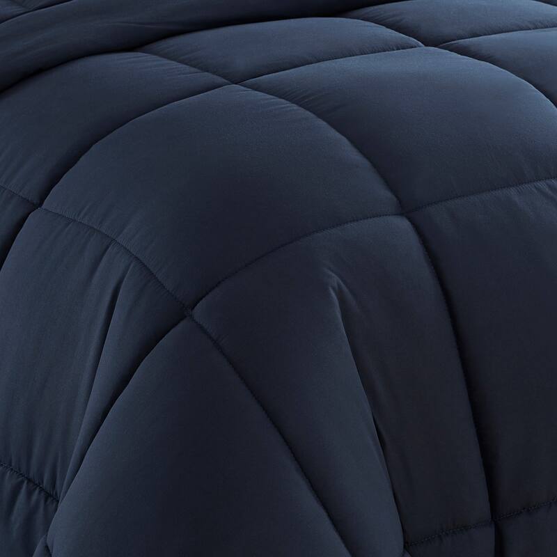 RV Queen Luxury Solid Color Bed-In-a-Bag With Comforter And Sheet Set