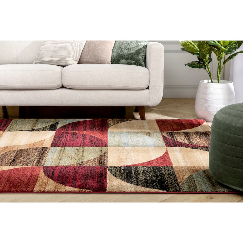 Well Woven Barclay Bowery Art Deco Modern Area Rug