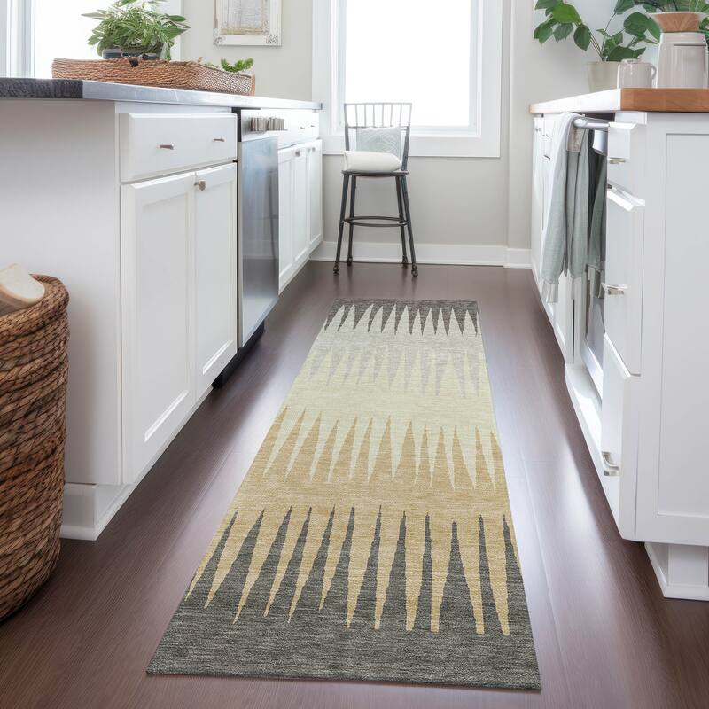 Machine Washable Indoor/ Outdoor Chantille Ombre Contemporary Rug
