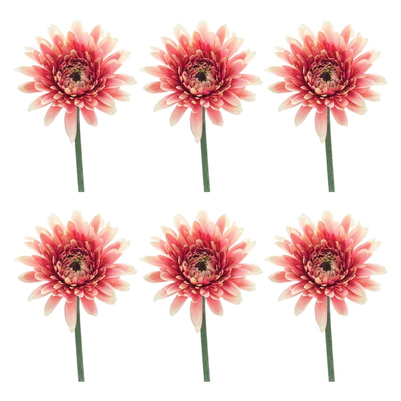 Gerbera Daisy Floral Stem (Set of 6)