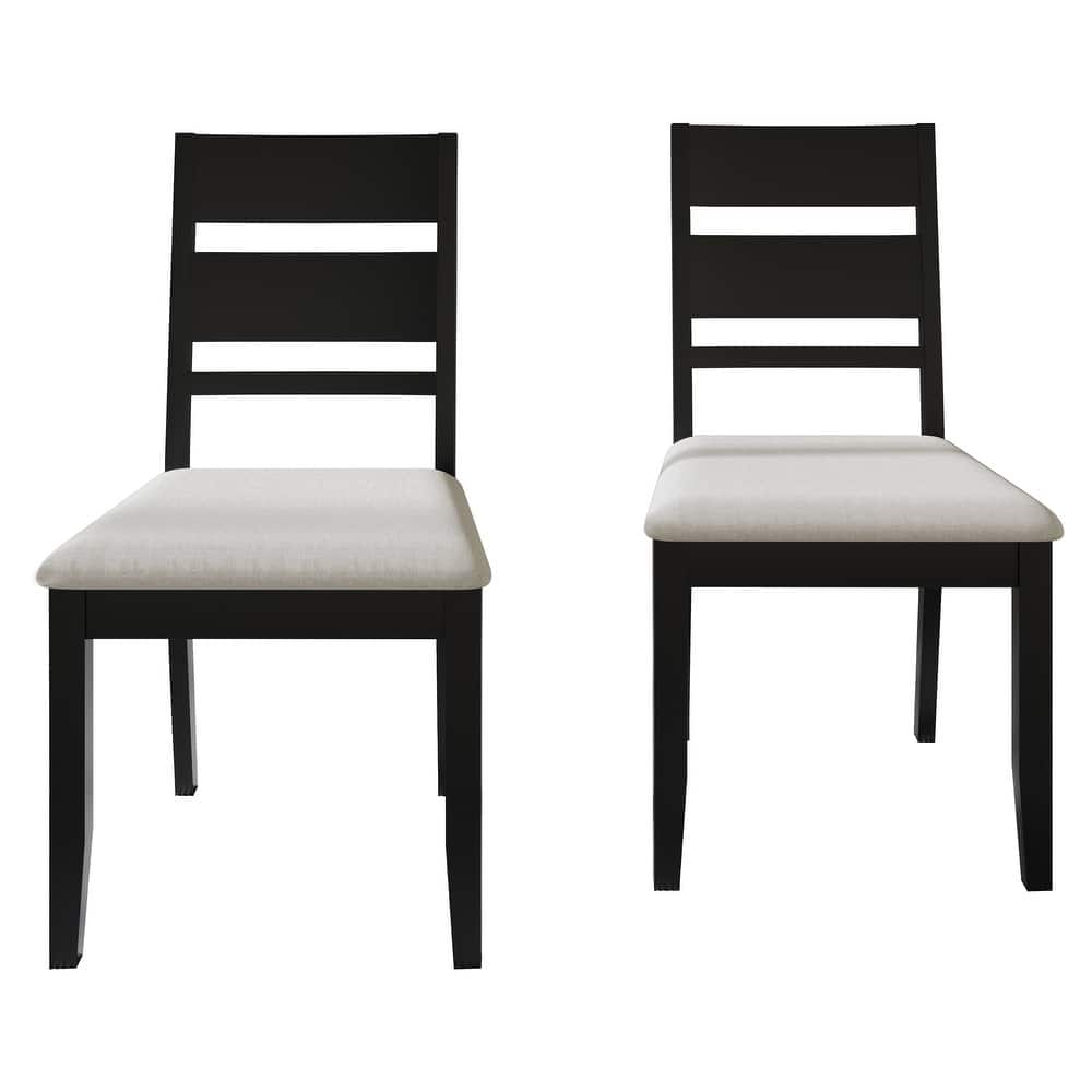CraftPorch Elegant Wooden Dining Chairs (Set of 2)