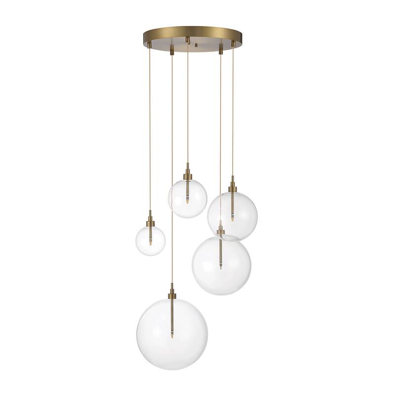 Bellevue SH10099 5 Light 28" Wide LED Multi Light Pendant