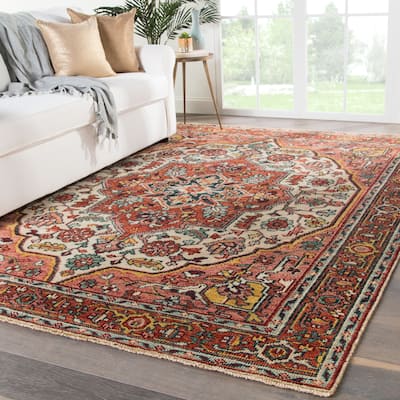 Wilkes Hand-Knotted Medallion Area Rug