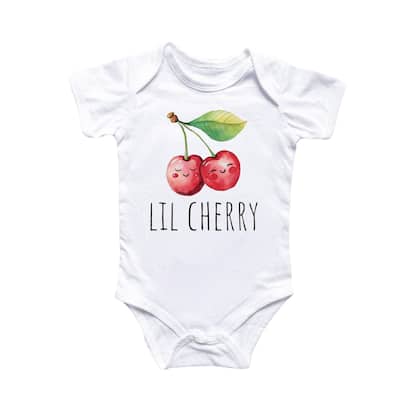 Little Cherry Fruit - Baby Boy Girl Clothes Infant Bodysuit Funny Cute Newborn