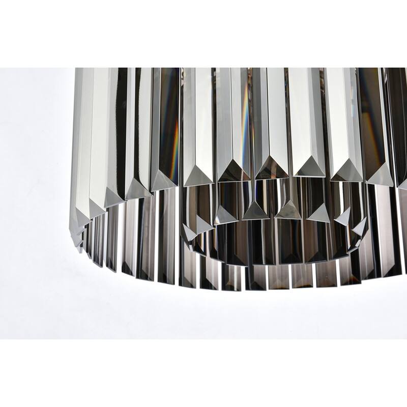 Royce Edge 6-Light Polished Nickel Pendant