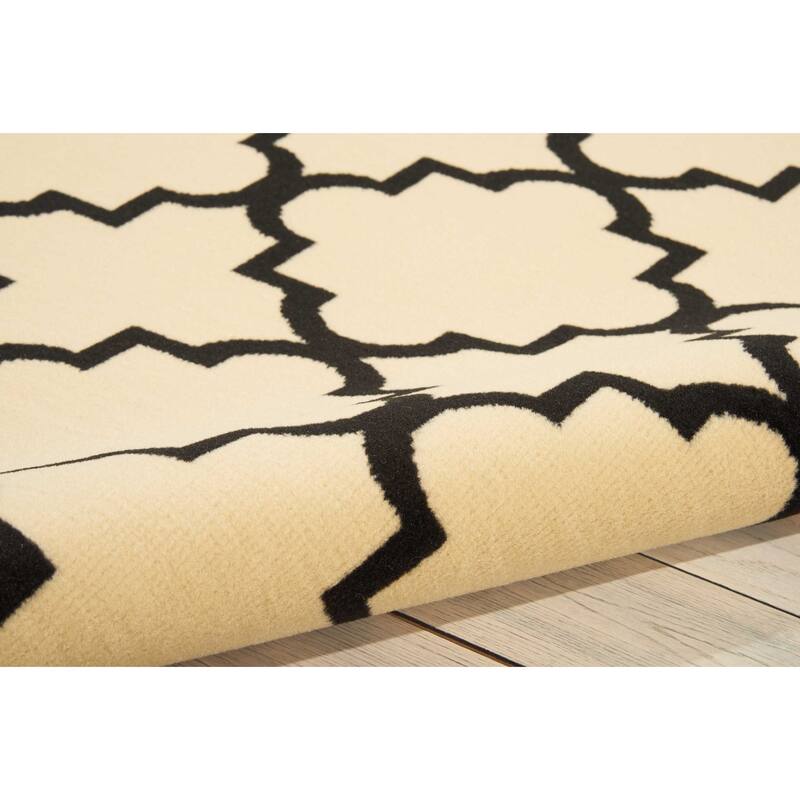 Nourison Grafix Modern Moroccan Trellis Area Rug