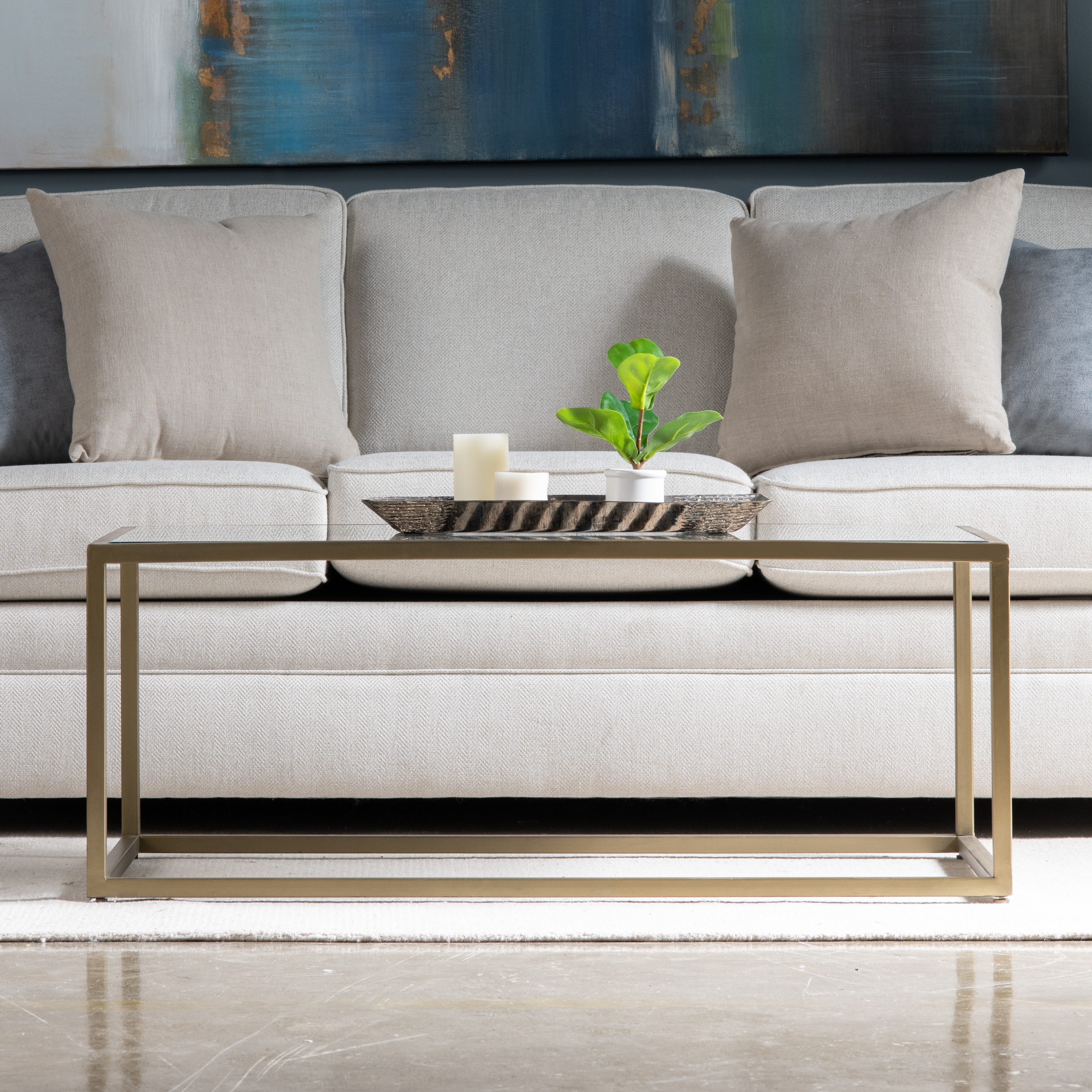 Imel frame coffee sale table