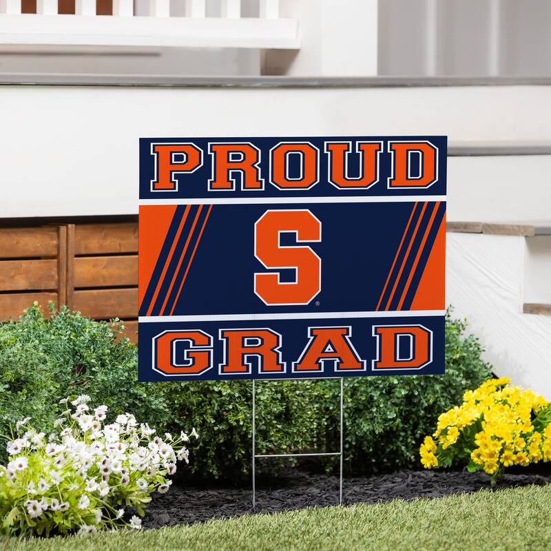 Syracuse University 24" x 18" Graduation Coroplast Outdoor Yard Sign