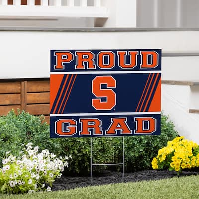 Syracuse University 24" x 18" Graduation Coroplast Outdoor Yard Sign