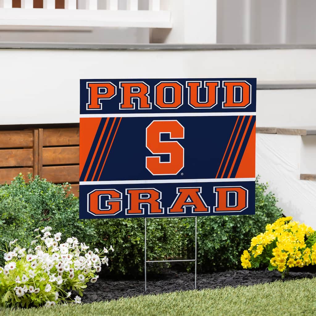 Syracuse University 24" x 18" Graduation Coroplast Outdoor Yard Sign