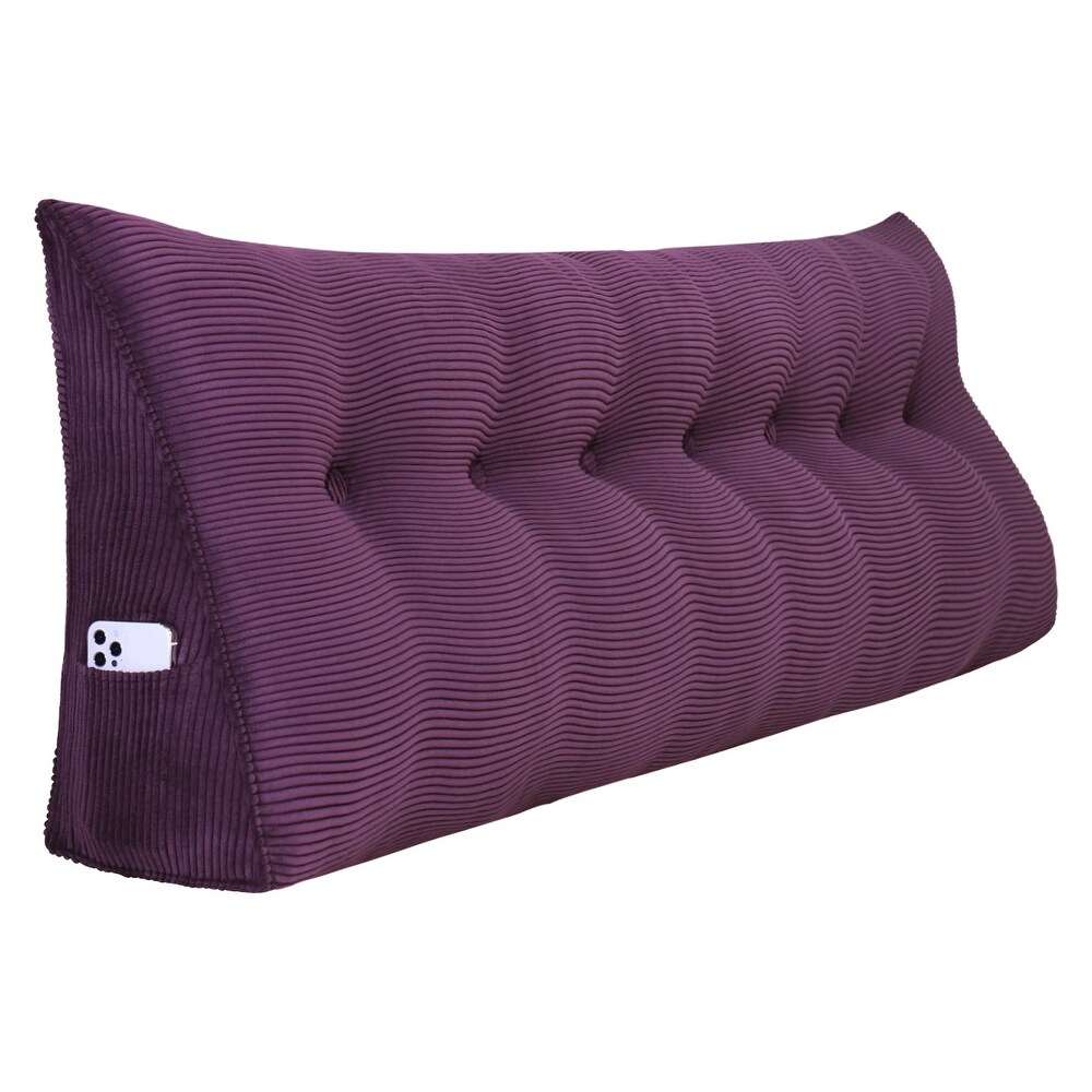 large bed pillows with arms
