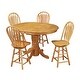 preview thumbnail 2 of 1, 40" light oak brown swivel barstool