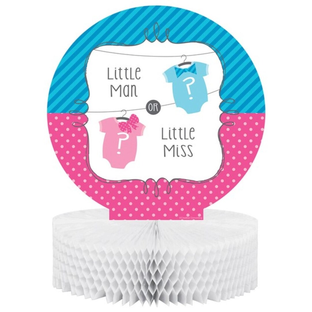 Shop Club Pack Of 12 Bow Or Bowtie Gender Neutral Honeycomb Baby