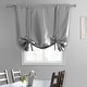 preview thumbnail 4 of 53, Exclusive Fabrics Faux Silk Taffeta Tie-Up Window Shade (1 Panel)
