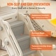 preview thumbnail 11 of 19, VEVOR Kids Indoor Outdoor Toddler Slide suit for Age 1-12 with Raised Handrail, Anti-Slip Strip for Kids Within 88-110lbs
