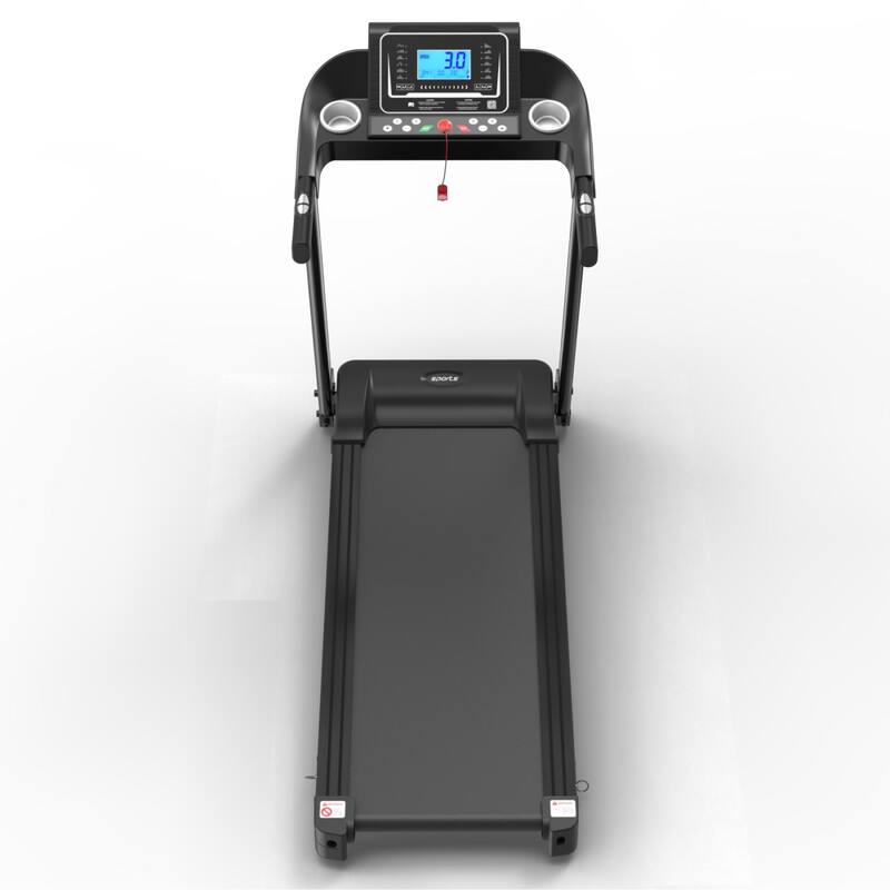 Folding Motorized Treadmill with Manual Incline,MP3 and 5" LCD Display