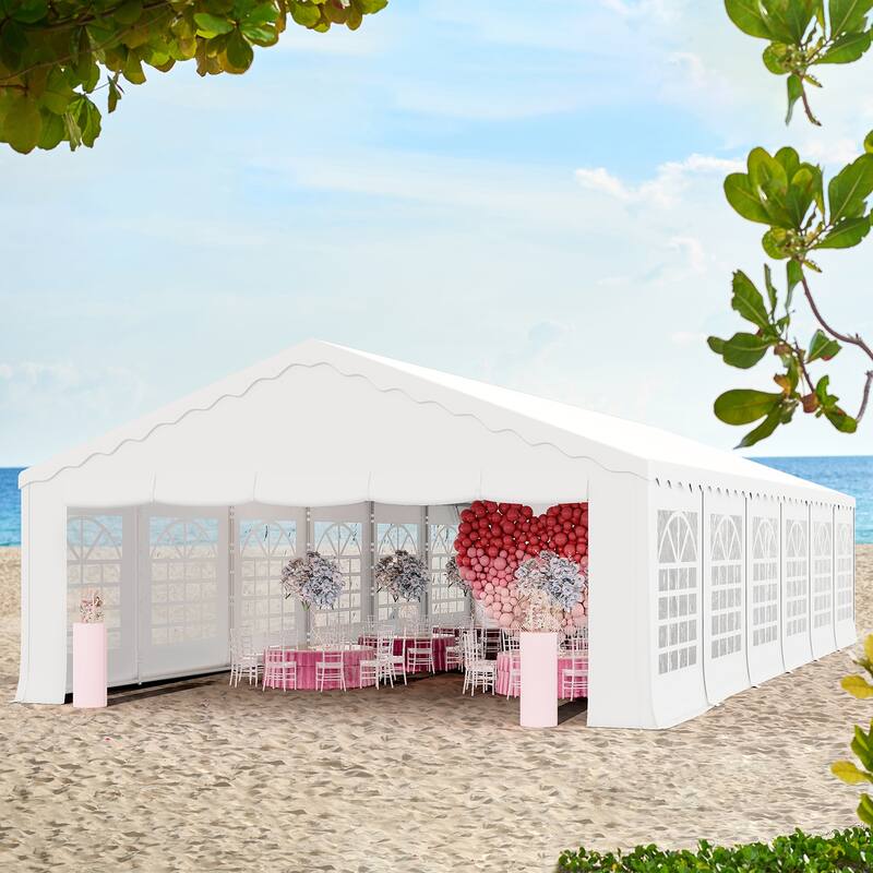 EROMMY Outdoor Tent Collection: Quick Setup for Your Perfect Outdoor Space - 26'x19' - Pop up-Grey