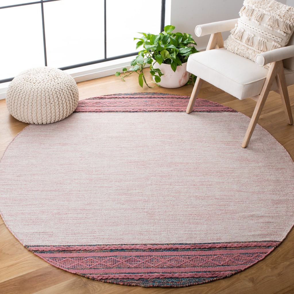 SAFAVIEH Handmade Montauk Natalie Boho Cotton Fringe Rug