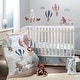preview thumbnail 7 of 5, Bedtime Originals Up Up & Away Bear/Balloon/Cloud Soft Blue Fleece Baby Blanket