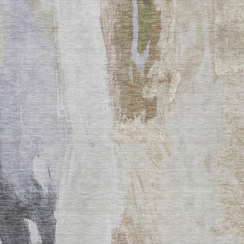 HomeRoots Abstract Transitional Rectangle Outdoor Rug