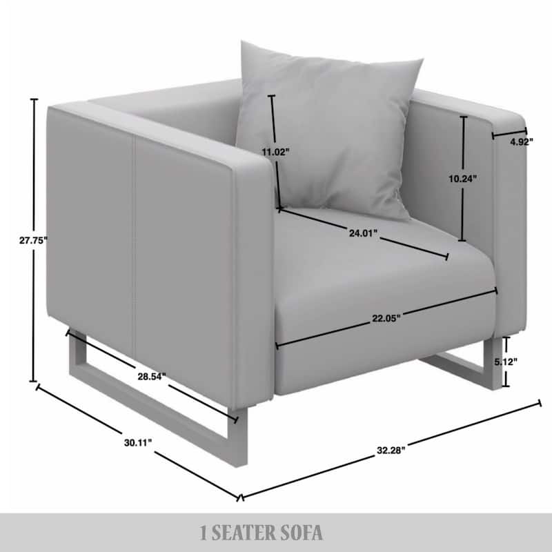 CraftPorch Mid Century Modern Upholstered Chair