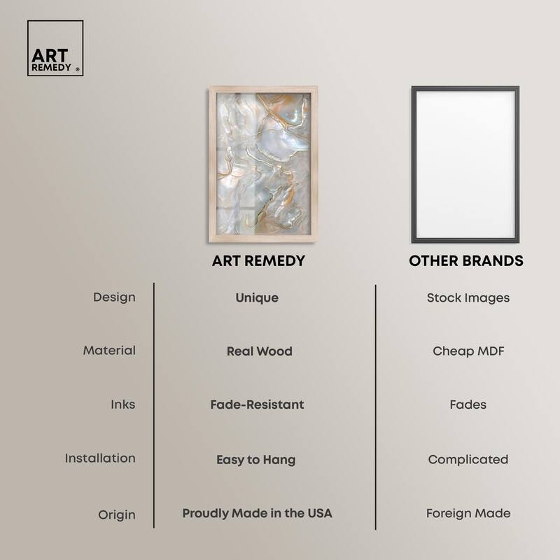 Fluid Preciousness IV Shadowbox by Art Remedy