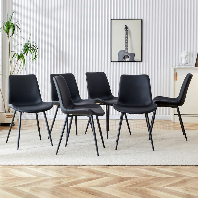 Dining Chair,Curved Widened Cushion Design for Comfort