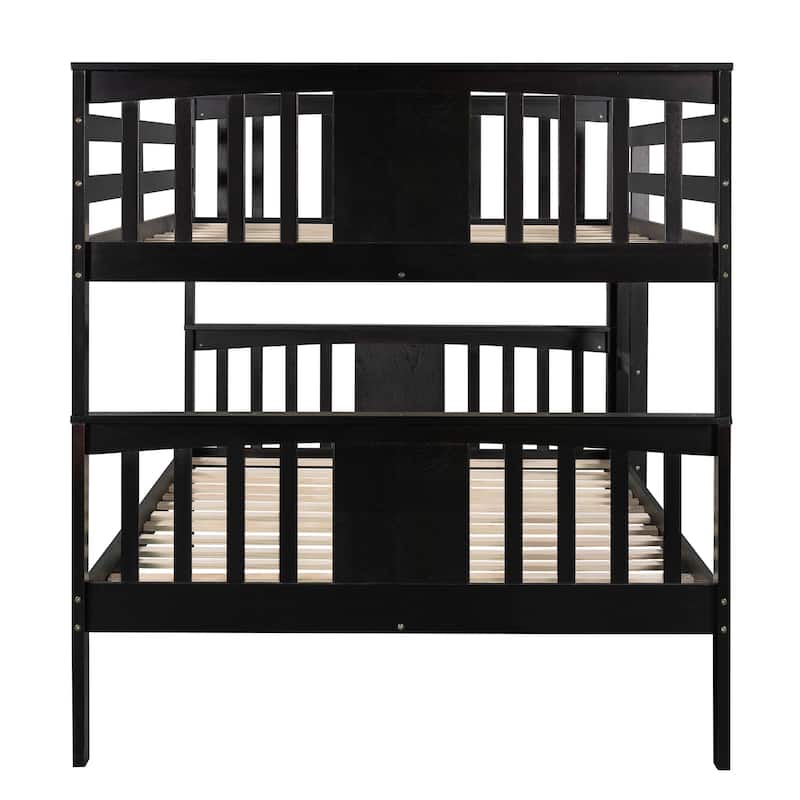 Bunk Bed with Ladder for Bedroom, Guest Room Furniture