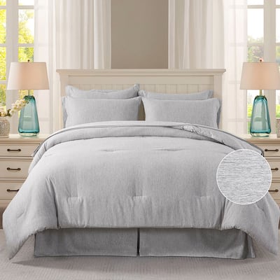 Cationic 8 Piece Comforter Set Ultra Soft