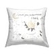 preview thumbnail 1 of 2, Stupell Moon & Back Phrase Printed Throw Pillow by Victoria Hutto