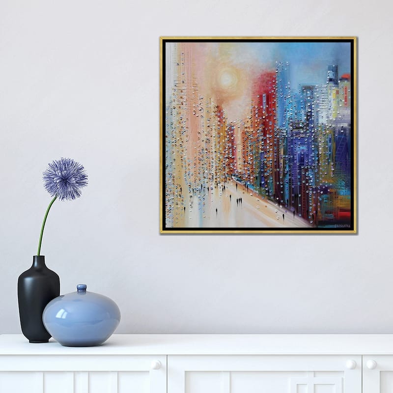 iCanvas "Sunset" by Ekaterina Ermilkina Framed Canvas Print